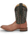 Image #3 - Justin Men's Haggard Exotic Caiman Western Boots - Broad Square Toe, Tan, hi-res