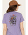 Image #4 - Ariat Women's Rebar Short Sleeve Work Tee, Lavender, hi-res