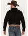 Image #4 - Panhandle Select Men's Solid Long Sleeve Button-Down Western Shirt, Maroon, hi-res