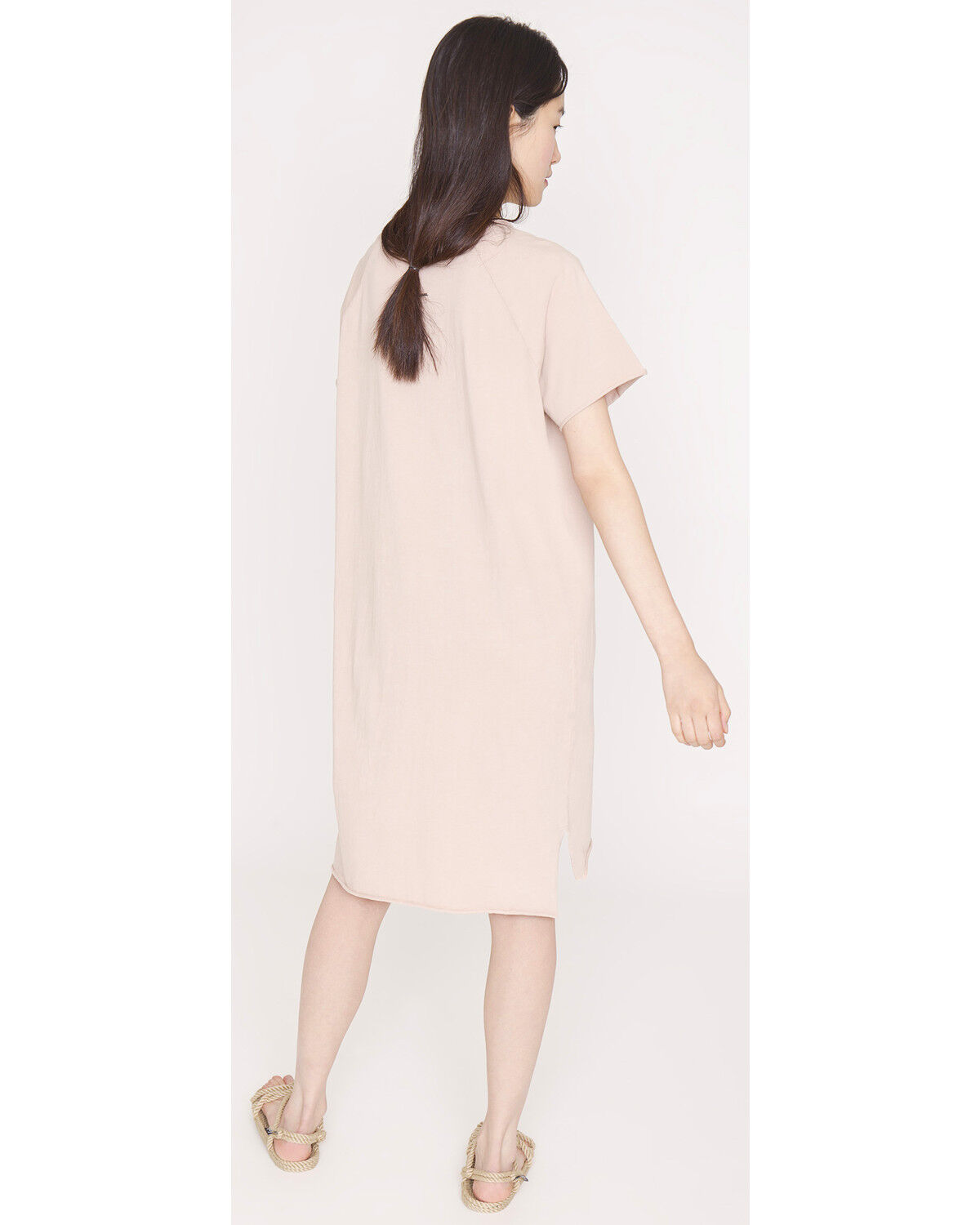 Image #3 - Friday's Project Women's Short Sleeve Mini T-Shirt Dress, Dark Pink, hi-res