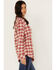 Idyllwind Women's Plaid Print Roby Shirt, Brandy Brown, hi-res