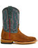 Image #2 - Horse Power Little Boys' Tobacco Suede Western Boots - Broad Square Toe, Tan, hi-res