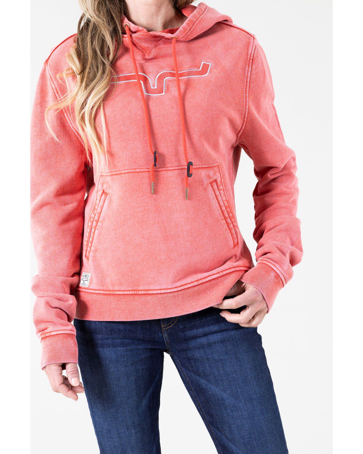 Image #3 - Kimes Ranch Women's Logo Hoodie, Red, hi-res