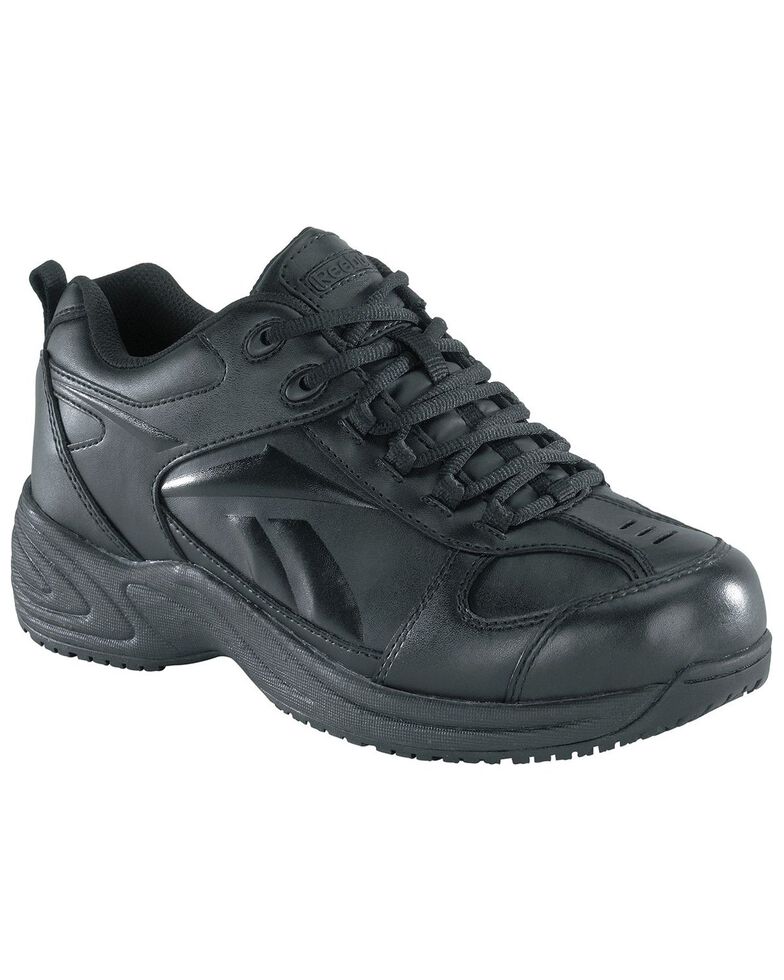 Reebok Women's Jorie Athletic Oxford Work Shoes, Black, hi-res