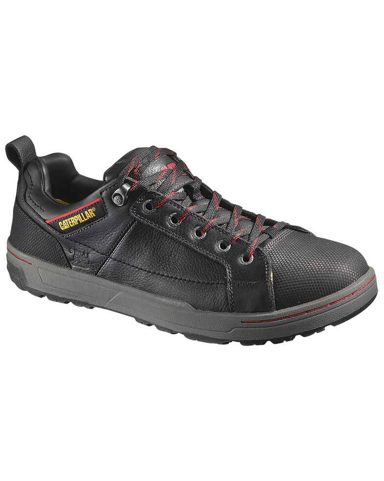 CAT Men's Brode Steel Toe Work Shoes, Black, hi-res