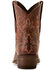 Image #3 - Ariat Women's Carlin Western Booties - Round Toe, Brown, hi-res