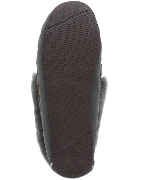 Image #5 - Lamo Footwear Women's Mila Charcoal Slippers - Moc Toe, Charcoal, hi-res