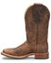 Double H Men's Bregman Western Boots - Broad Square Toe, Brown, hi-res