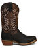Dan Post Men's Chocolate Performance Western Boots - Square Toe , Chocolate, hi-res