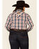 Image #4 - Ariat Women's R.E.A.L Dynamic Plaid Print Embroidered Long Sleeve Western Core Shirt - Plus, Navy, hi-res