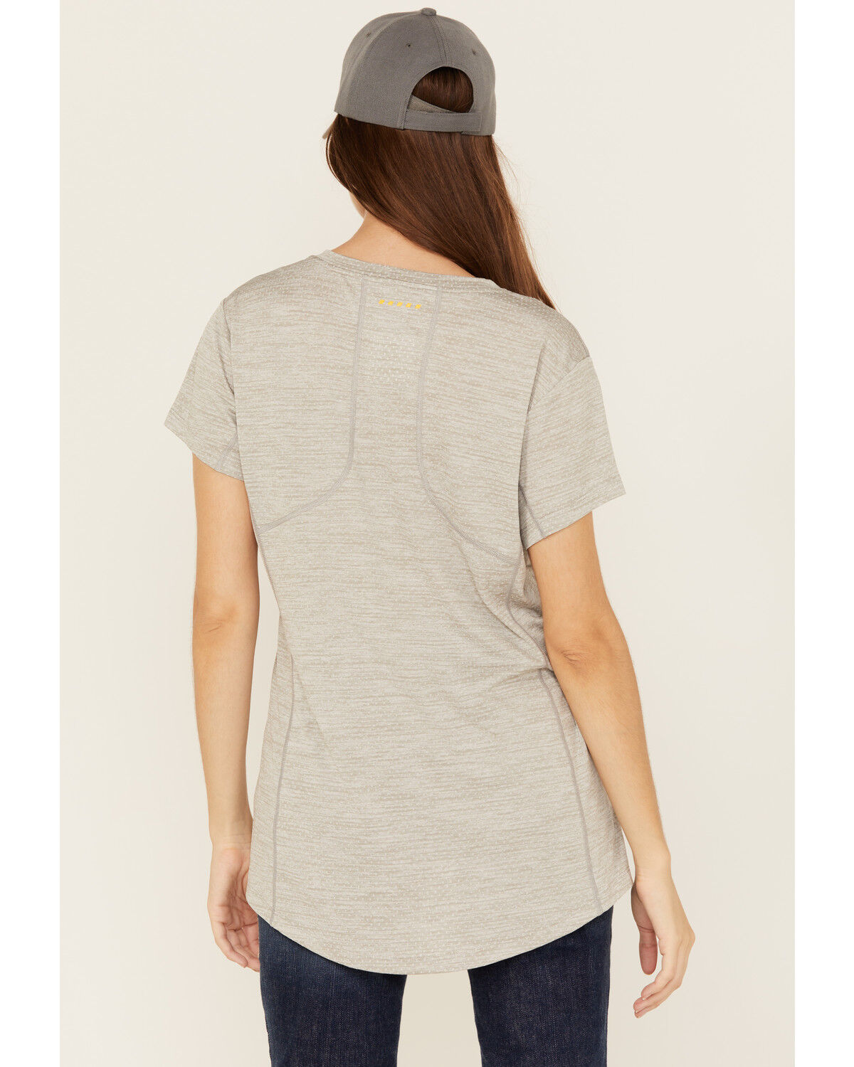 Image #4 - Ariat Women's Rebar Evolution Short Sleeve Work Tee, Dark Grey, hi-res