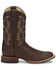 Justin Men's Western Boot - Round Toe, Brown, hi-res