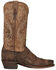 Image #3 - Lucchese Men's Handmade Burke Alligator Western Boots - Square Toe, Chocolate, hi-res