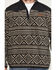 Image #4 - Ariat Men's Basis Southwest 1/4 Zip-Up Fleece Pullover - Big, Black, hi-res