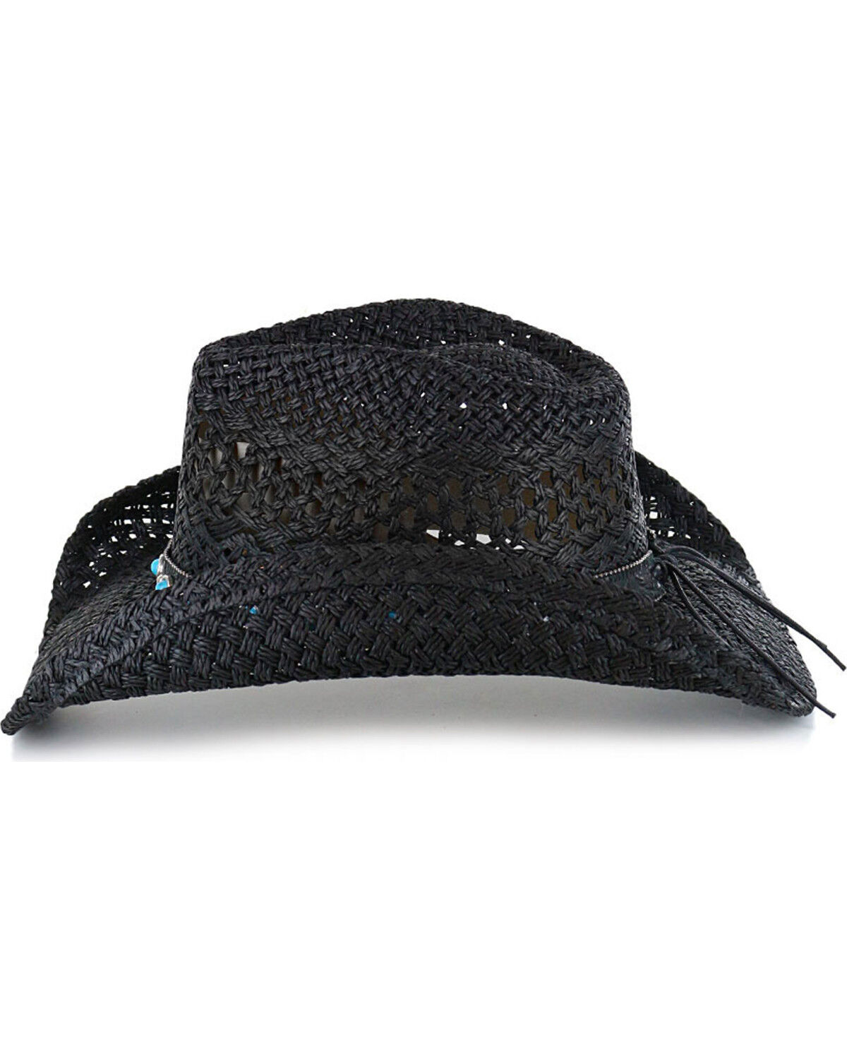 Image #4 - Shyanne® Women's Alabama Straw Hat, Black, hi-res