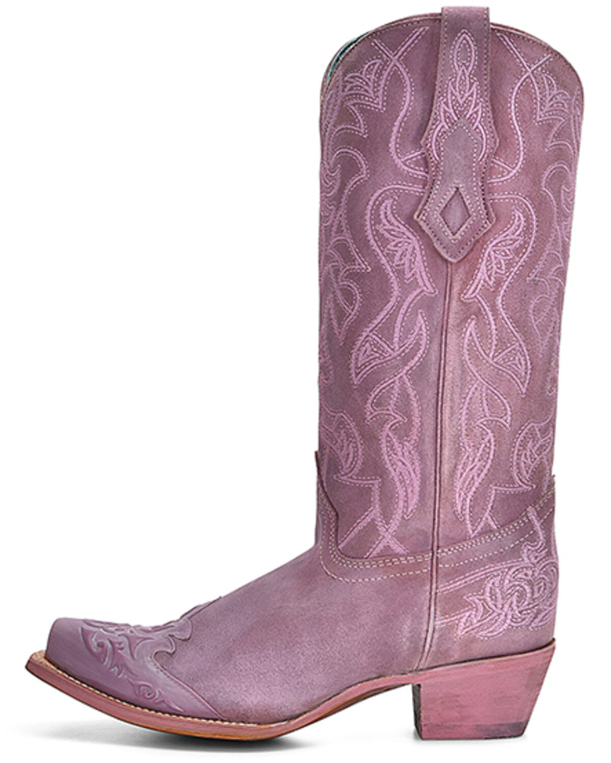 Image #3 - Corral Women's Embroidered Western Boots - Snip Toe, Pink, hi-res