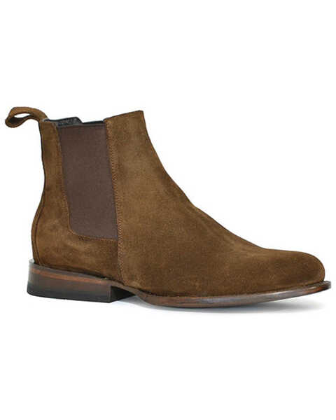 Stetson Men's Romeo Chelsea Boots - Round Toe, Brown
