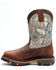 Cody James Men's Camo Decimator Western Work Boots - Soft Toe, Brown, hi-res