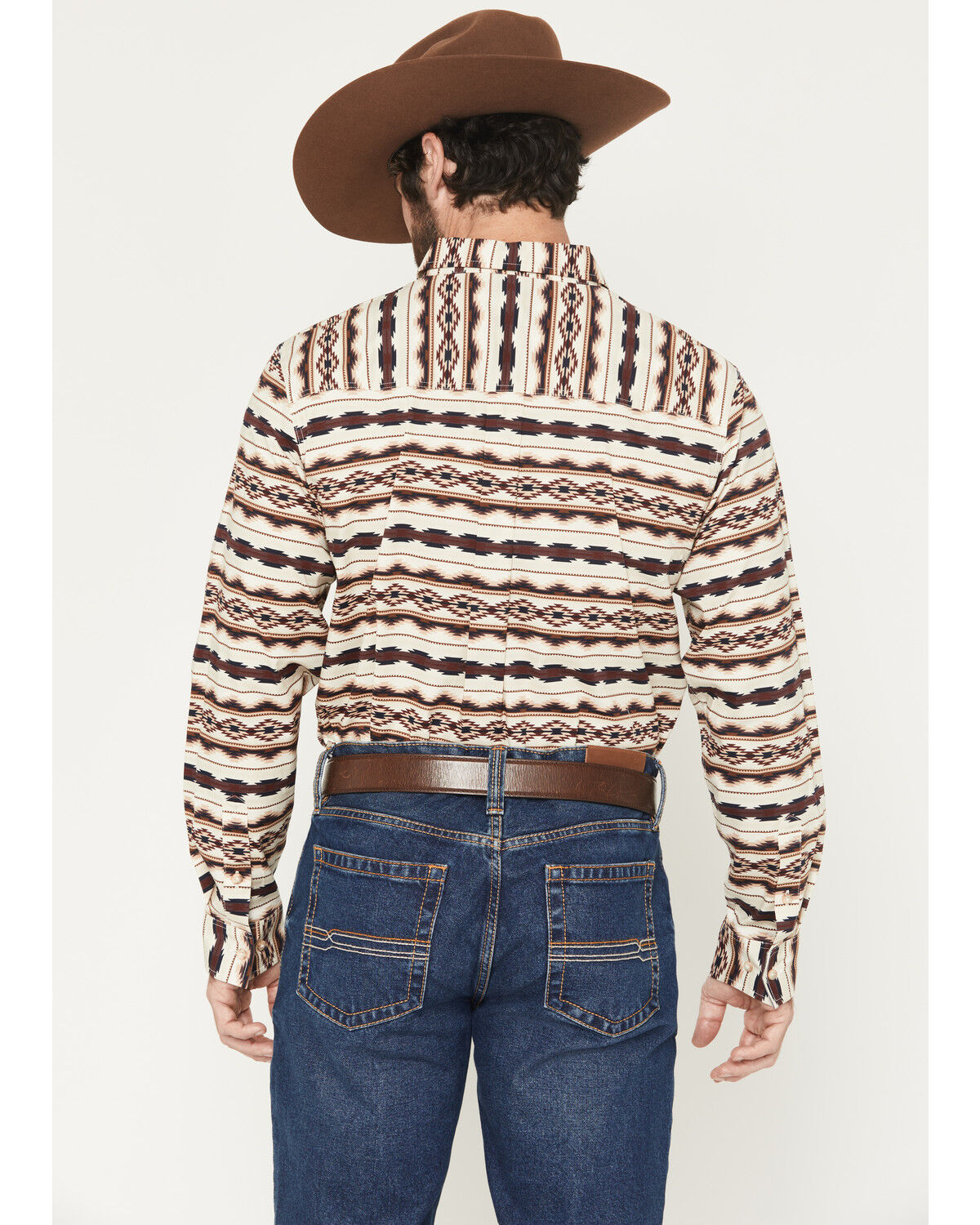 Product Name:  Cody James Men's Maverick Southwestern Print Long Sleeve Button-Down Stretch Western Shirt