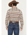 Image #4 - Cody James Men's Maverick Southwestern Print Long Sleeve Button-Down Stretch Western Shirt, Cream, hi-res