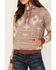 Image #3 - Shyanne Women's Southwestern Printed Hoodie, Mahogany, hi-res