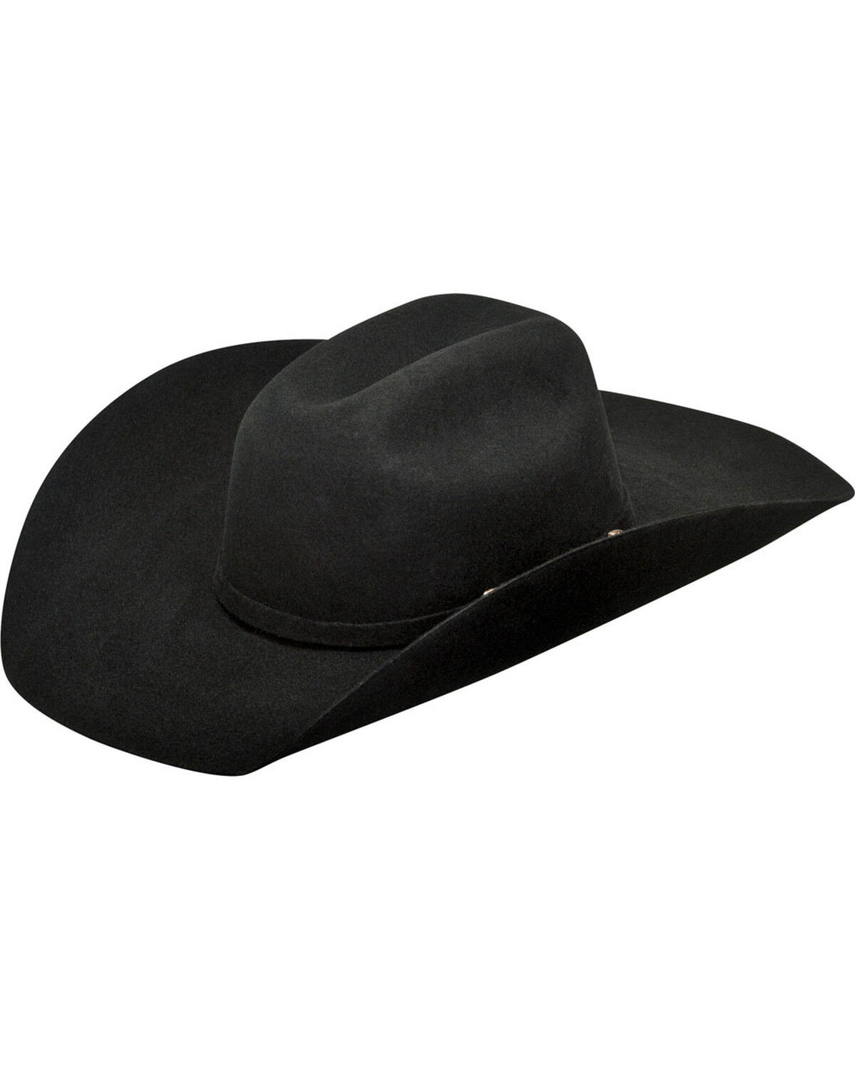 Image #1 - Ariat Youth Wool Hat, Black, hi-res