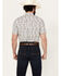 Image #4 - Cody James Men's Geo Paisley Print Short Sleeve Button-Down Stretch Western Shirt - Big, White, hi-res