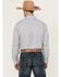 Image #4 - Cinch Men's Floral Geo Print Long Sleeve Button-Down Western Shirt, Light Blue, hi-res