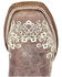 Corral Kids' Embroidered Square Toe Western Boots, Brown, hi-res
