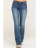 Image #2 - Shyanne Women's Medium Wash Medallion Bling Bootcut Jeans, , hi-res