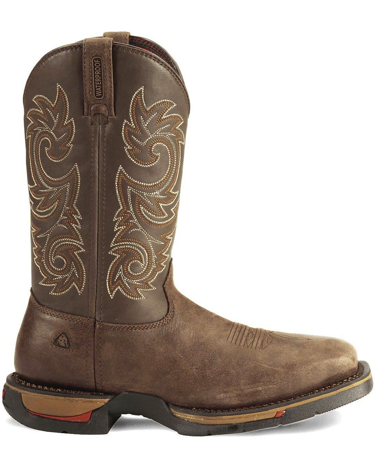 Image #2 - Rocky Men's Long Range Steel Toe Western Boots, , hi-res