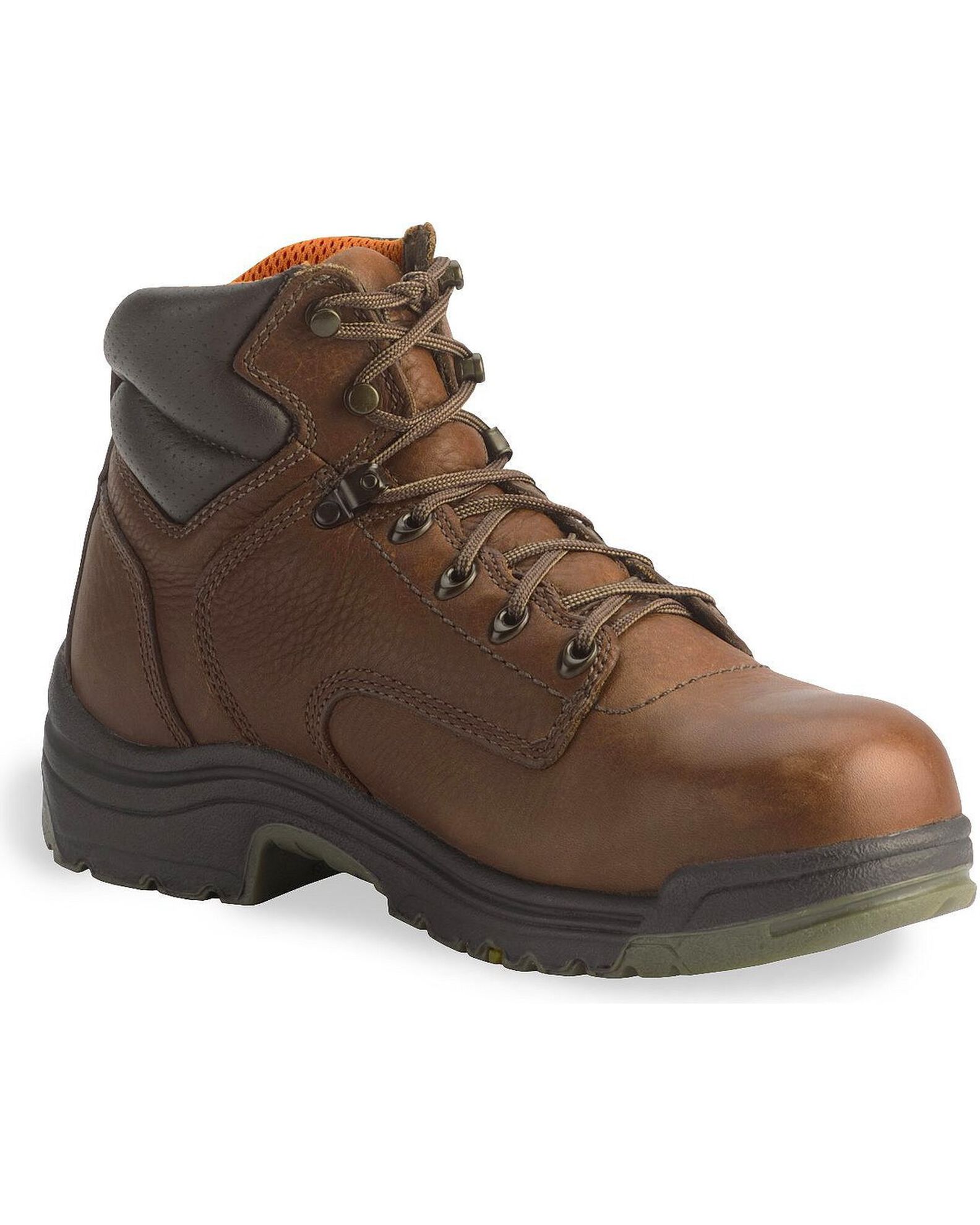 Image #1 - Timberland Pro Men's 6" TiTAN Boots - Composite Toe, Coffee, hi-res