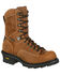 Image #1 - Georgia Boot Men's Waterproof Logger Work Boots - Round Toe, Brown, hi-res