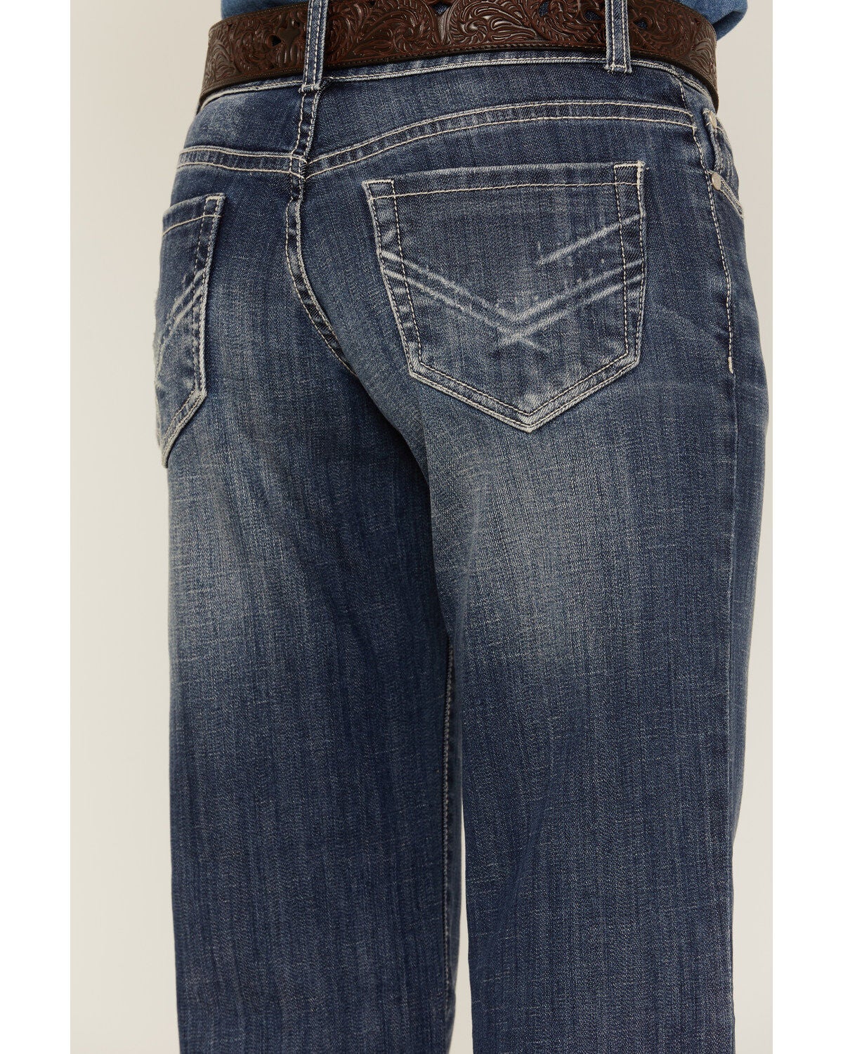 Image #4 - Stetson Women's Medium 214 Trouser Fit Jeans, , hi-res