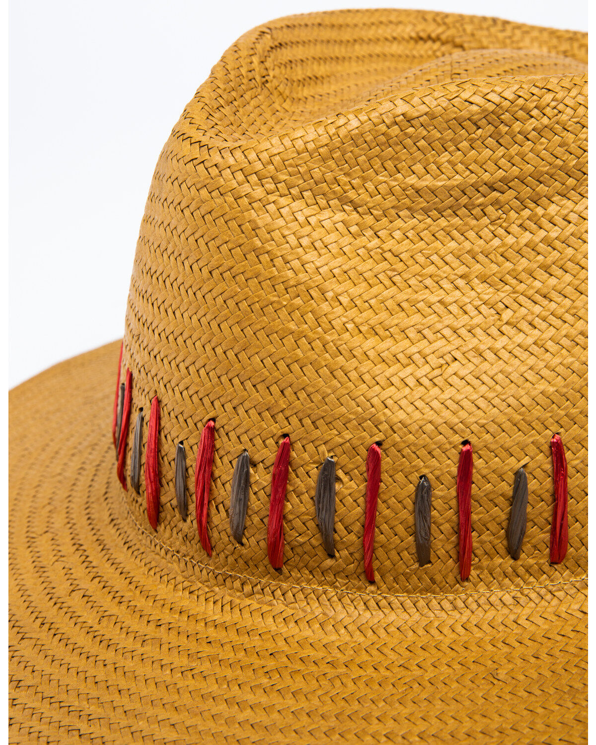 Image #7 - Nikki Beach Women's Raine Straw Fedora, Brown, hi-res
