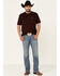 Image #1 - Moonshine Spirit Men's Hang Fire Wash Hutch Slim Bootcut Stretch Denim Jeans, , hi-res