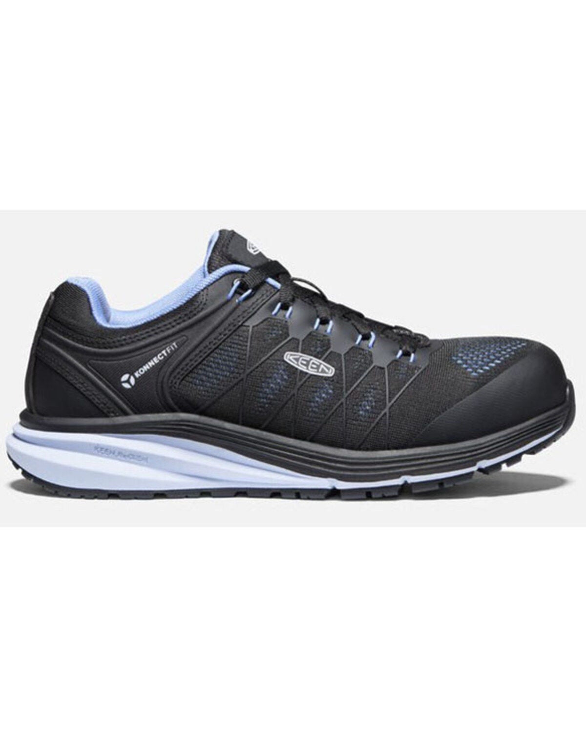 Keen Women's Vista Energy Work Shoes - Carbon Toe, Black, hi-res