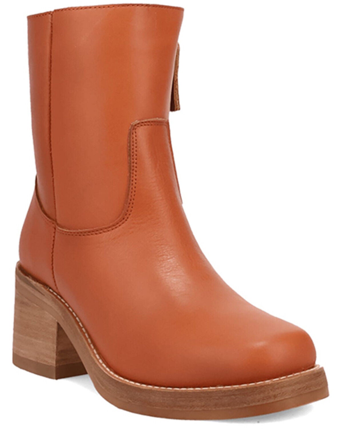 Dingo Women's Roxy Fashion Booties - Round Toe, Brown, hi-res