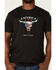 Cody James Men's Land Of The Free Graphic Short Sleeve T-Shirt , Black, hi-res