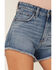 Lee Women's Vintage Trashed Modern High Rise Cut Off Shorts , Blue, hi-res
