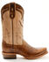 Image #2 - Moonshine Spirit Men's Showtime Inlay Western Boots - Square Toe, Tan, hi-res
