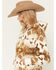 Image #2 - Ariat Women's Boot Barn Exclusive Southwestern Print Hoodie, Brown, hi-res