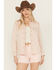 Image #2 - Levi's Women's Denim Long Sleeve Snap Western Shirt, Pink, hi-res