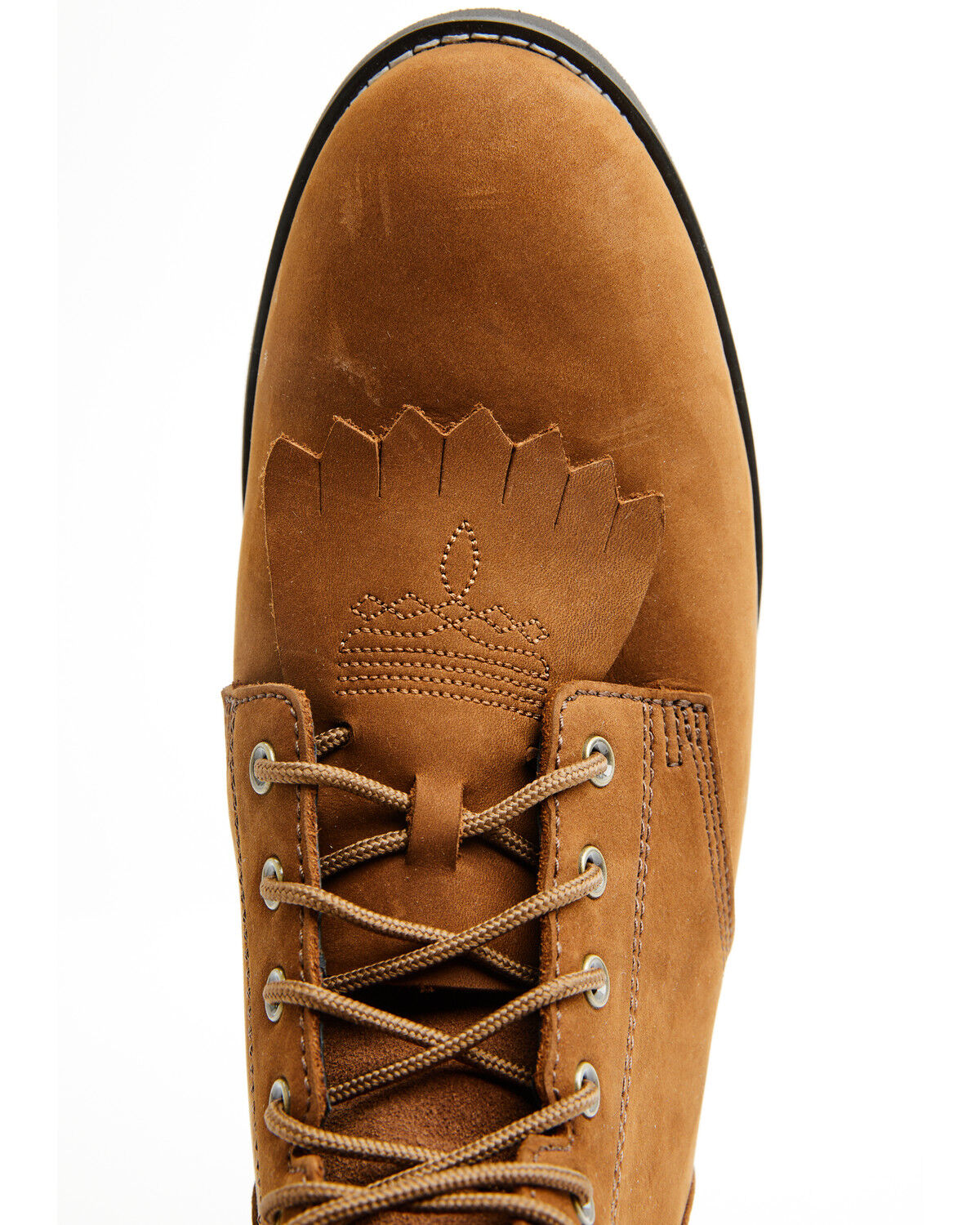 Image #6 - Cody James Men's Highland Distressed Lace-Up Boots - Round Toe, Brown, hi-res