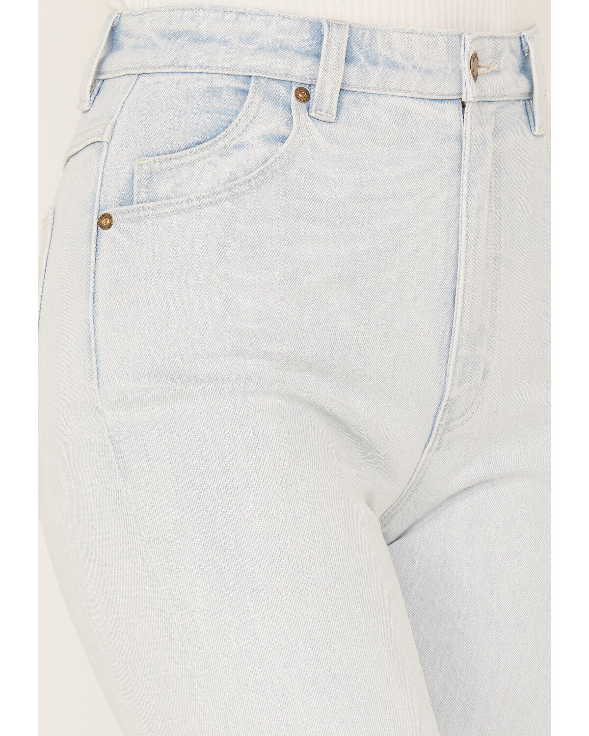 Image #2 - Rolla's Women's Light Wash High Rise Dalton East Coast Flare Jeans, Light Wash, hi-res