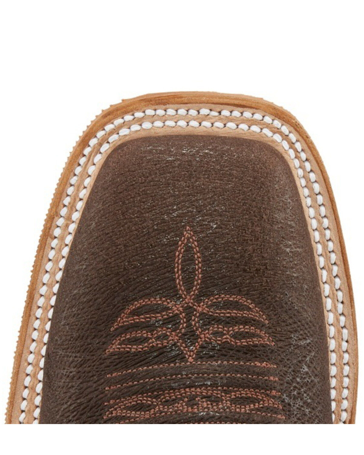 Image #5 - Justin Men's Caddo Stone Western Boots - Broad Square Toe, Brown, hi-res