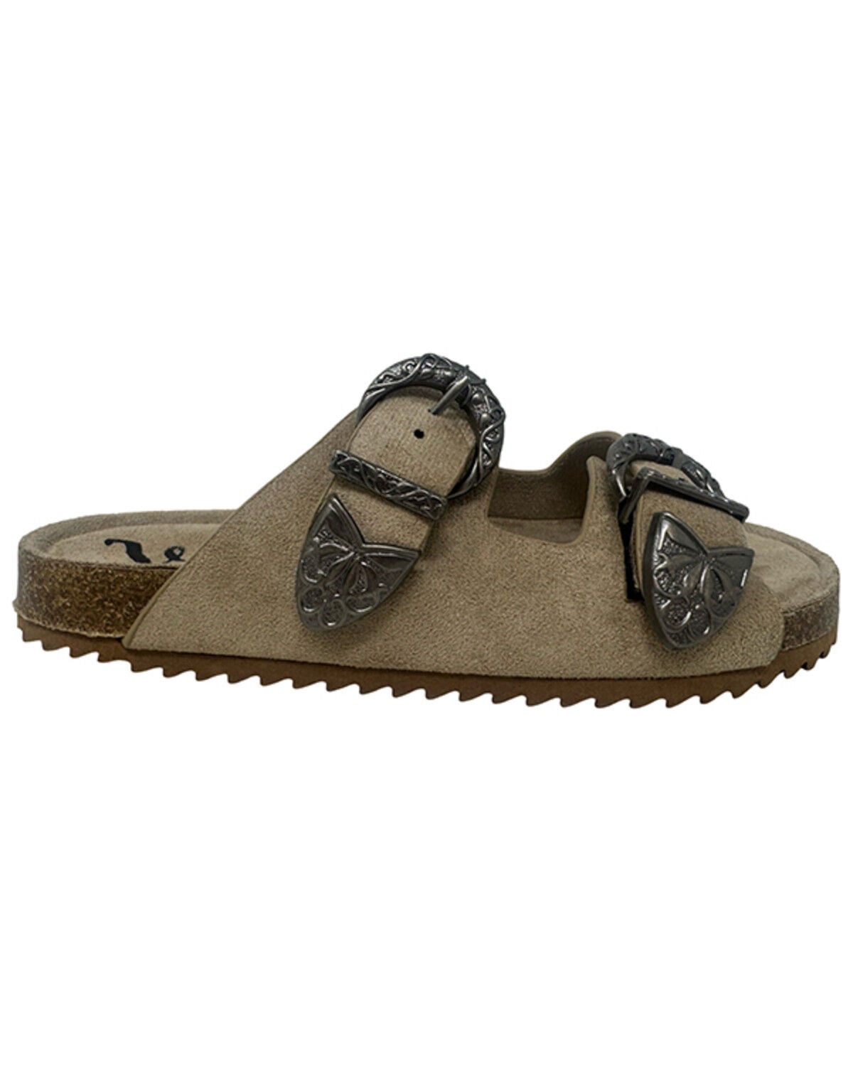 Image #2 - Very G Women's Skye Buckle Sandals, Taupe, hi-res