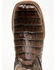 Image #6 - Cody James Men's Exotic Caiman Tail Skin Western Boots - Broad Square Toe, Dark Brown, hi-res