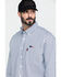 Image #5 - Cinch Men's FR Lightweight Vertical Striped Long Sleeve Work Shirt , , hi-res