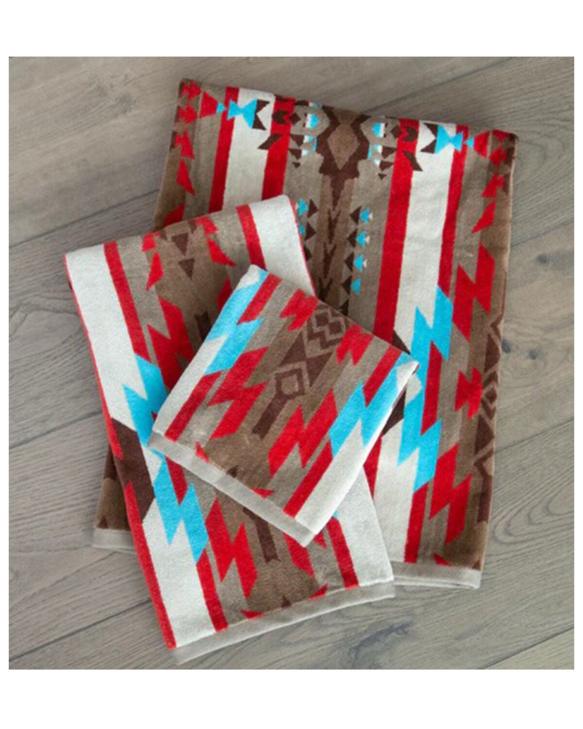 Carstens Home Ojo Caliente Southwestern Print Towel Set - 3 Piece, Multi, hi-res